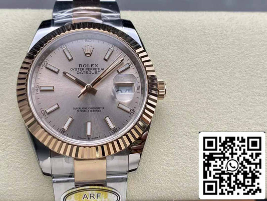 Correa Oyster Rolex Datejust 126331-0009 ARF Factory 1:1 Best Edition galvanizada con oro de 18 quilates