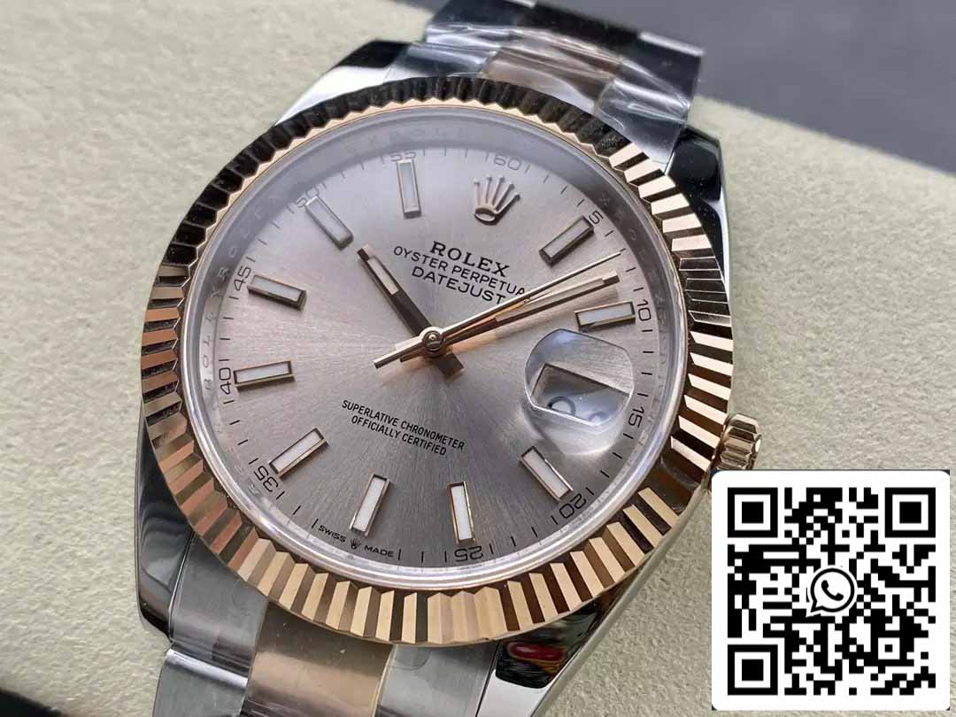 Correa Oyster Rolex Datejust 126331-0009 ARF Factory 1:1 Best Edition galvanizada con oro de 18 quilates