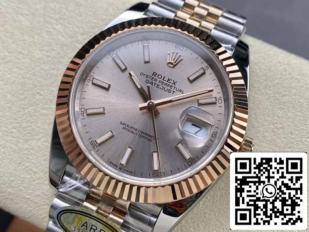 Rolex Datejust 126331-010 Jubilee Strap ARF Factory 1:1 Best Edition electroplated with 18k gold