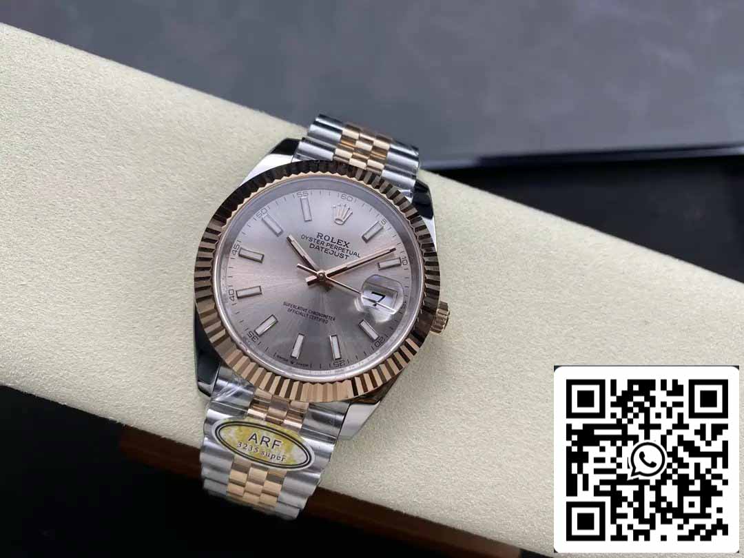 Rolex Datejust 126331-010 Jubilee Strap ARF Factory 1:1 Best Edition electroplated with 18k gold