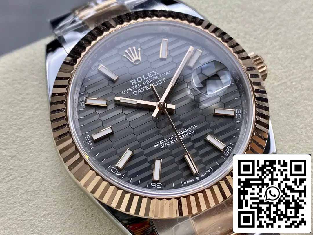 Rolex Datejust 126331-0019 Oyster Strap ARF Factory 1:1 Best Edition placcato in oro 18k