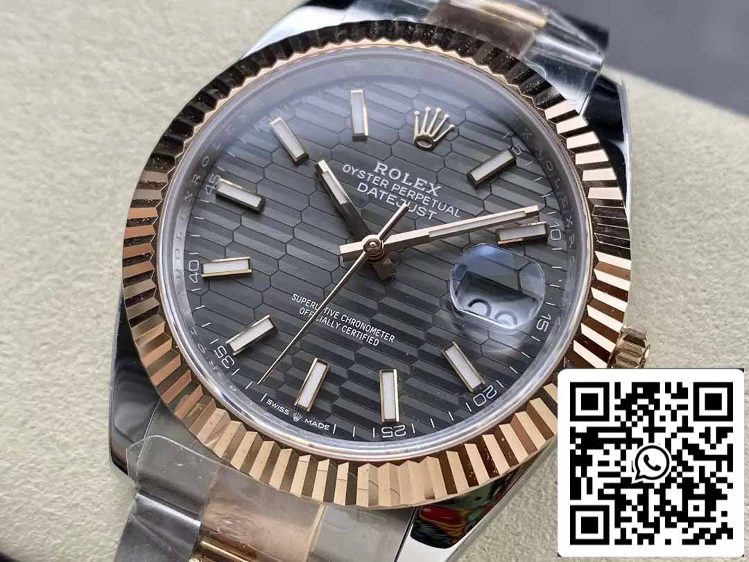 Correa Oyster Rolex Datejust 126331-0019 ARF Factory 1:1 Best Edition galvanizada con oro de 18 quilates