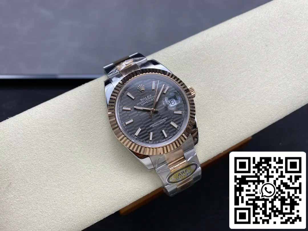 Correa Oyster Rolex Datejust 126331-0019 ARF Factory 1:1 Best Edition galvanizada con oro de 18 quilates