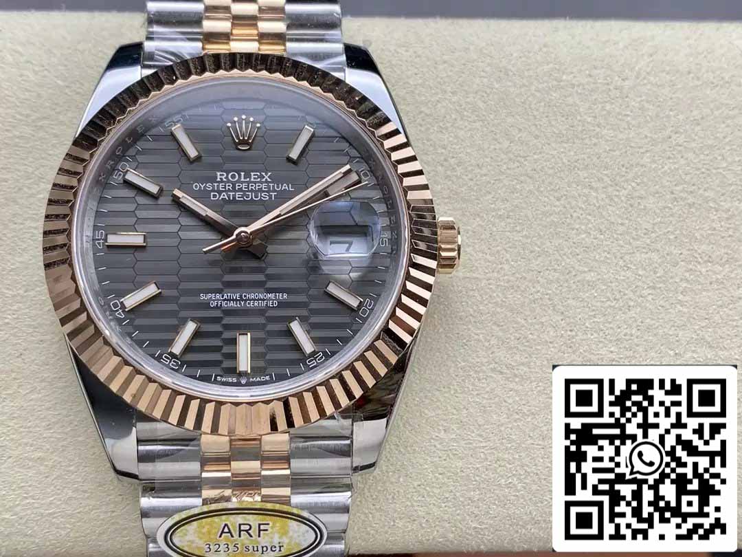 Rolex Datejust 126331-001 Jubilee Strap ARF Factory 1:1 Best Edition placcato in oro 18k