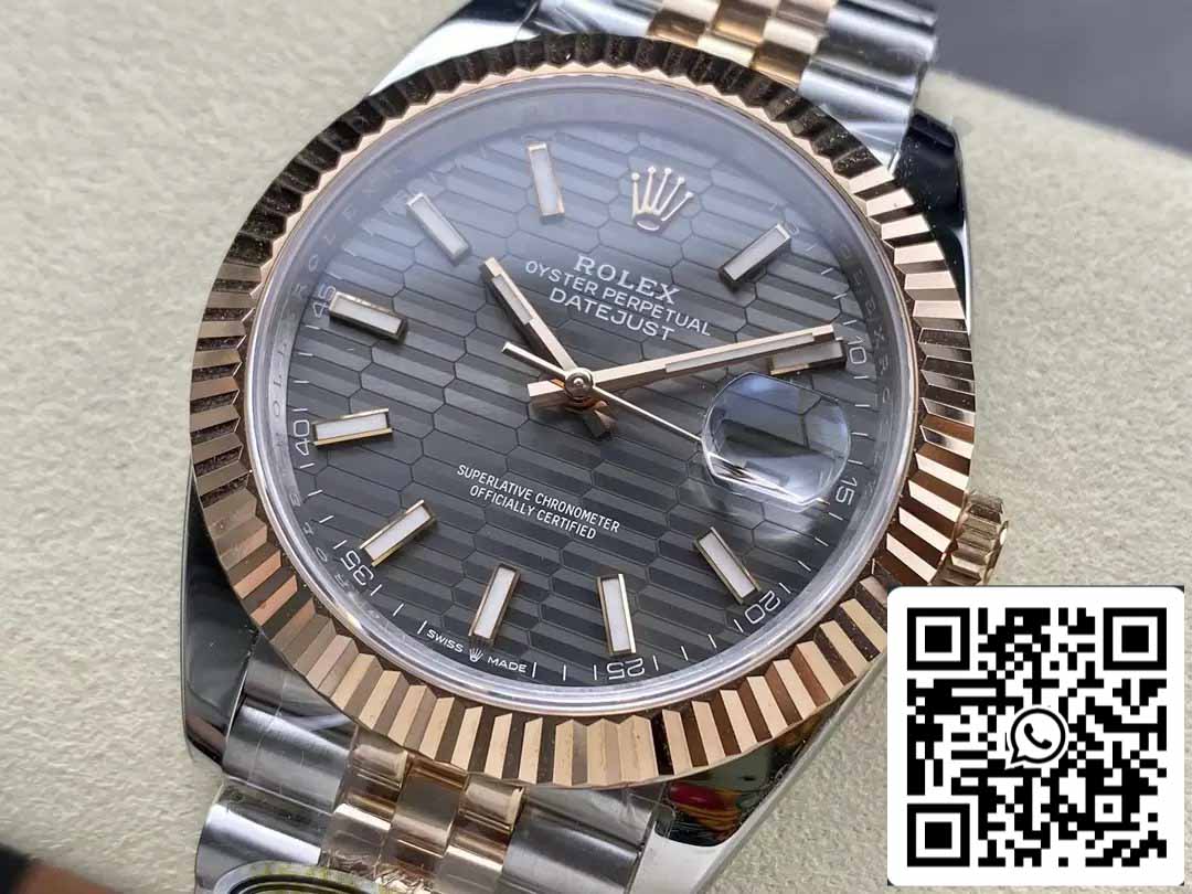 Rolex Datejust 126331-001 Jubilee Strap ARF Factory 1:1 Best Edition electroplated with 18k gold