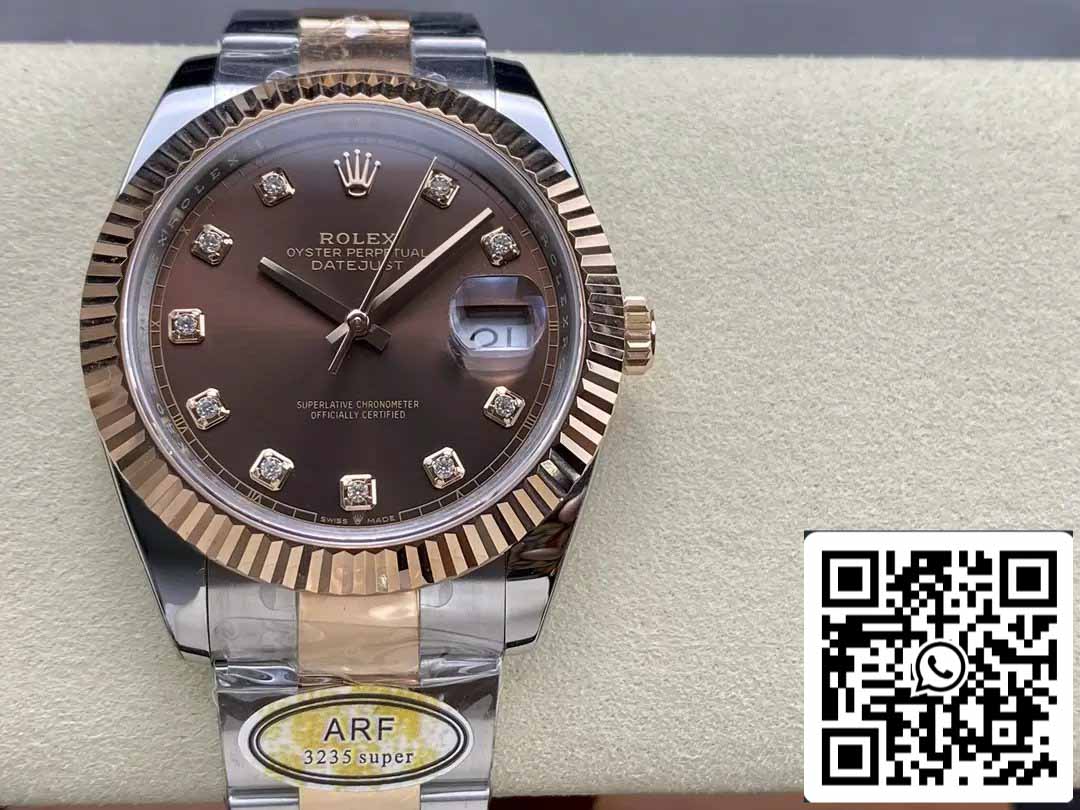 Rolex Datejust 126331-0003 ARF Factory 1:1 Best Edition electrochapado con oro de 18 quilates