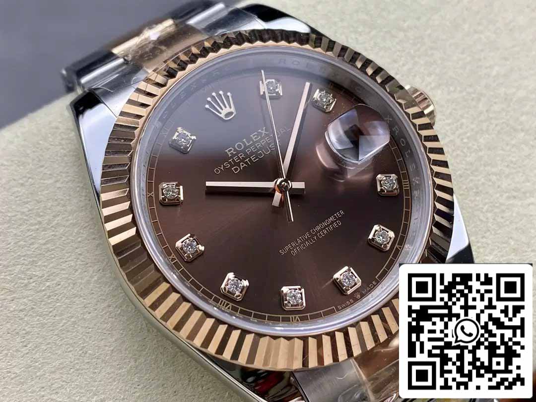 Rolex Datejust 126331-0003 ARF Factory 1:1 Best Edition electrochapado con oro de 18 quilates