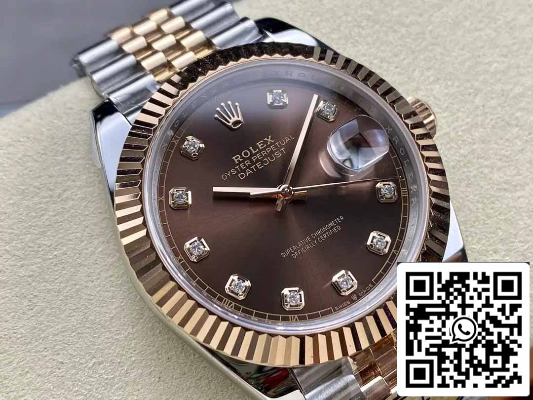 Rolex Datejust 126331-004 ARF Factory 1:1 Best Edition electroplated with 18k gold