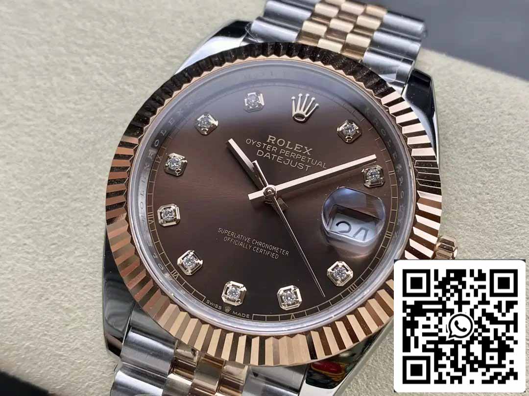 Rolex Datejust 126331-004 ARF Factory 1:1 Best Edition placcato in oro 18k