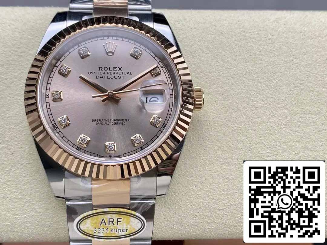 Rolex Datejust 126331-0007 ARF Factory 1:1 Best Edition electrochapado con oro de 18 quilates