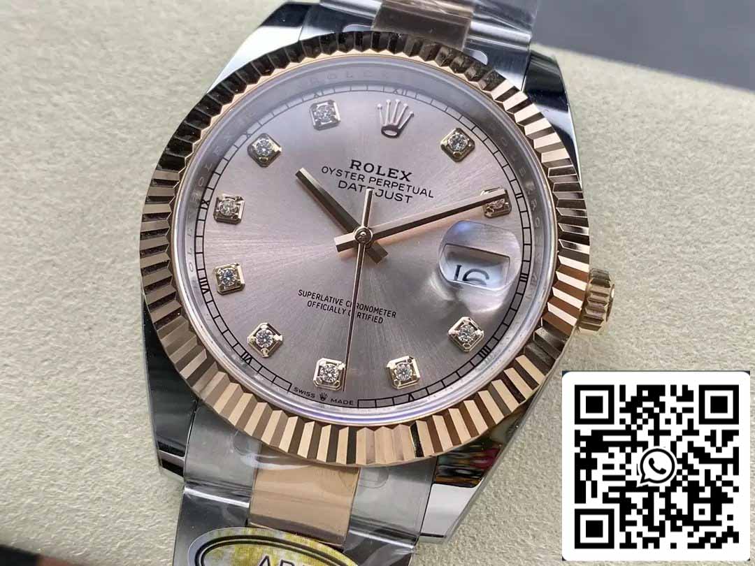 Rolex Datejust 126331-0007 ARF Factory 1:1 Best Edition electrochapado con oro de 18 quilates