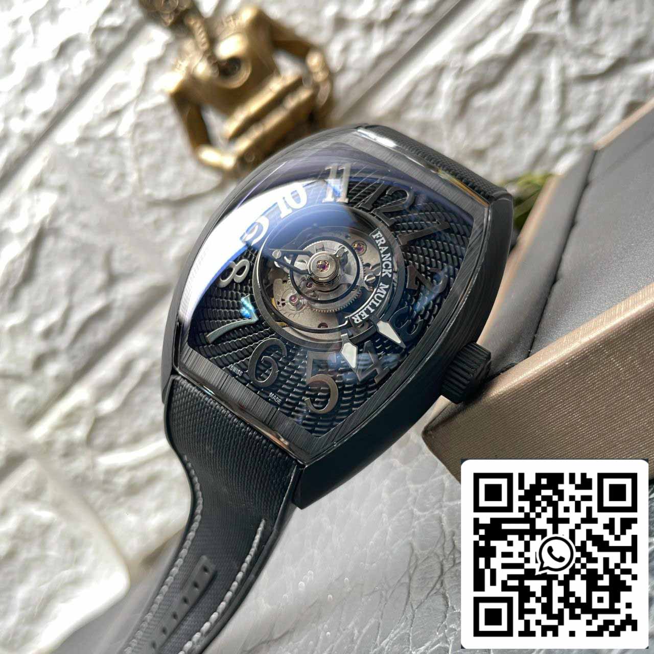 Franck Muller Grand Central Tourbillon FM CX 40T-CTR cassa in titanio nero