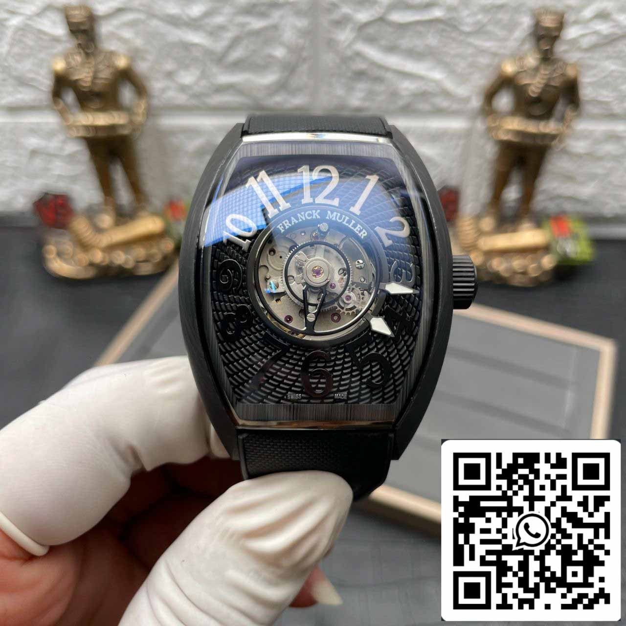 Franck Muller Grand Central Tourbillon FM CX 40T-CTR cassa in titanio nero