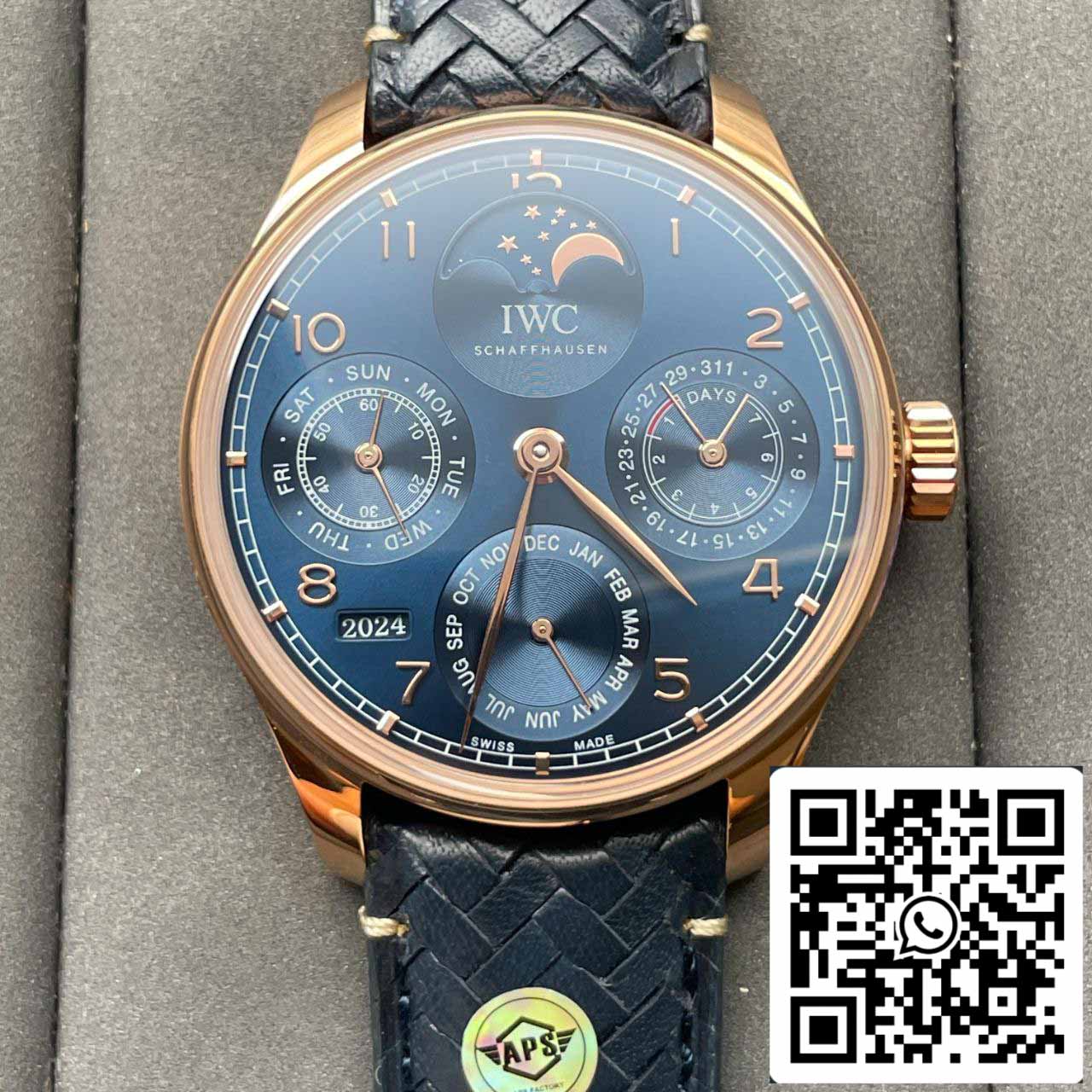 IWC Portoghese Calendario Perpetuo IW503312 Cassa in oro APS Factory 1: 1 Best Edition