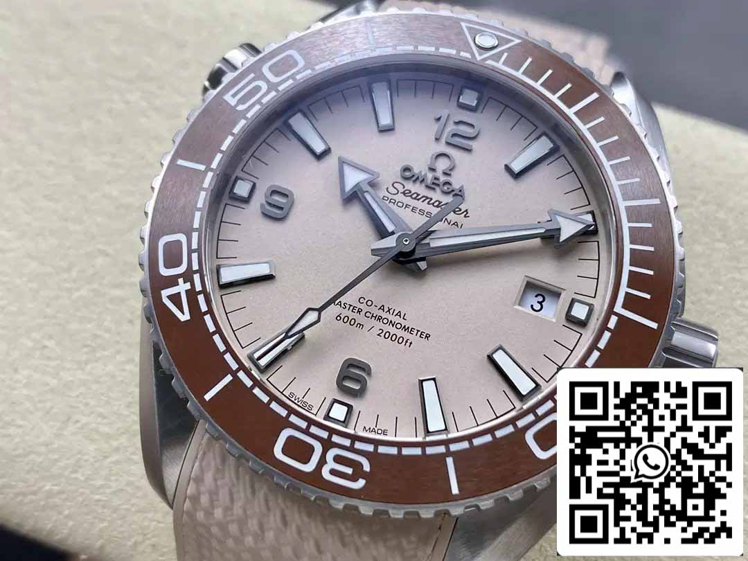 Omega Seamaster Planet Ocean 600M 215.32.44.21.09.001 1:1 Migliore Edizione VS Cinturino in Gomma di Fabbrica