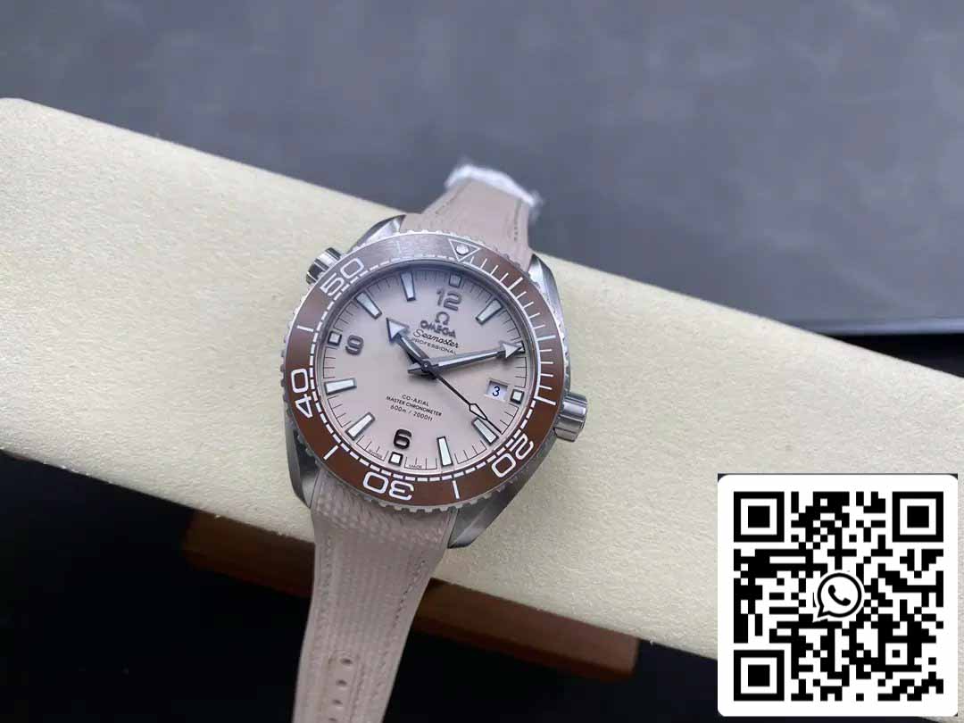 Omega Seamaster Planet Ocean 600M 215.32.44.21.09.001 1:1 Migliore Edizione VS Cinturino in Gomma di Fabbrica