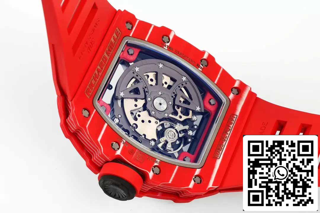 Richard Mille RM035-02 NTPT Carbon 1:1 Mejor edición ZF Factory Versión Red Demon 