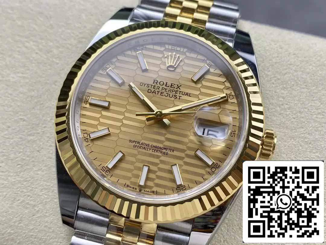 Rolex Datejust m126333-0022 ARF Factory 1:1 Best Edition electrochapado con oro de 18 k