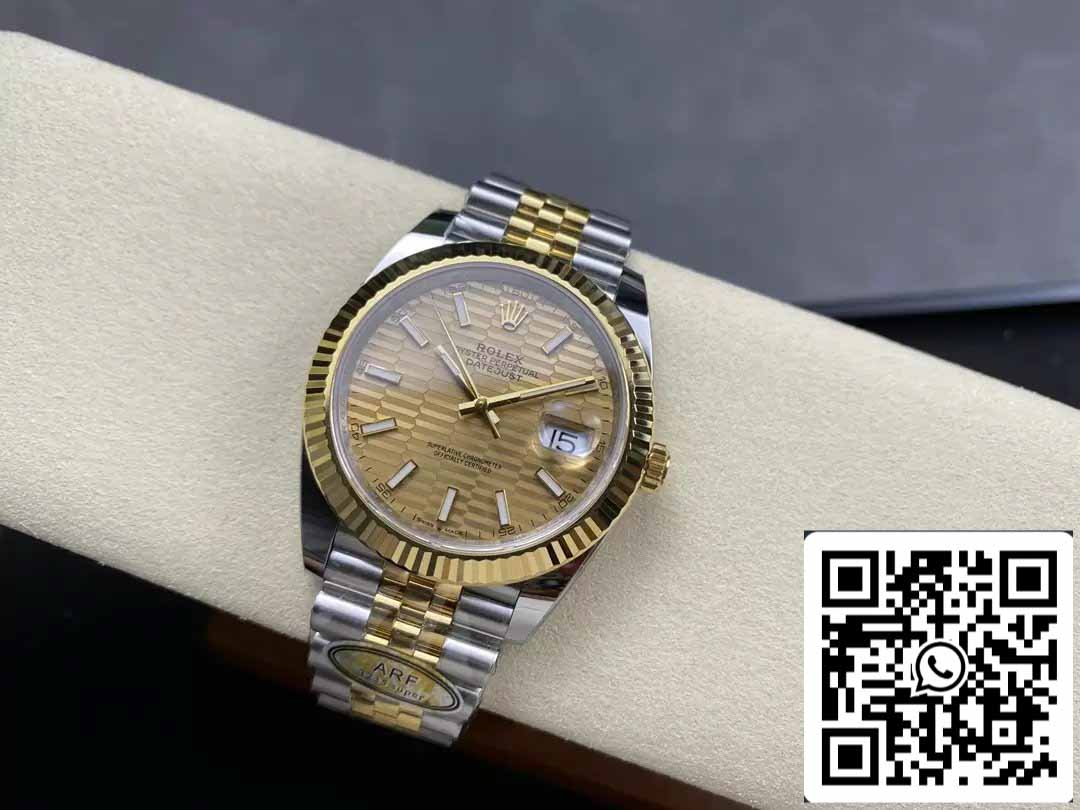 Rolex Datejust m126333-0022 ARF Factory 1:1 Best Edition electrochapado con oro de 18 k