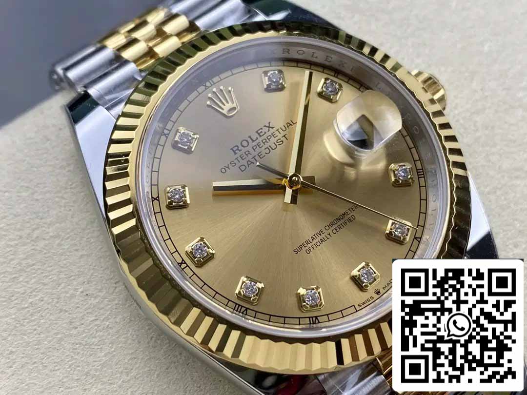 Rolex Datejust m126333-0012 ARF Factory 1:1 Best Edition electroplated with 18k gold