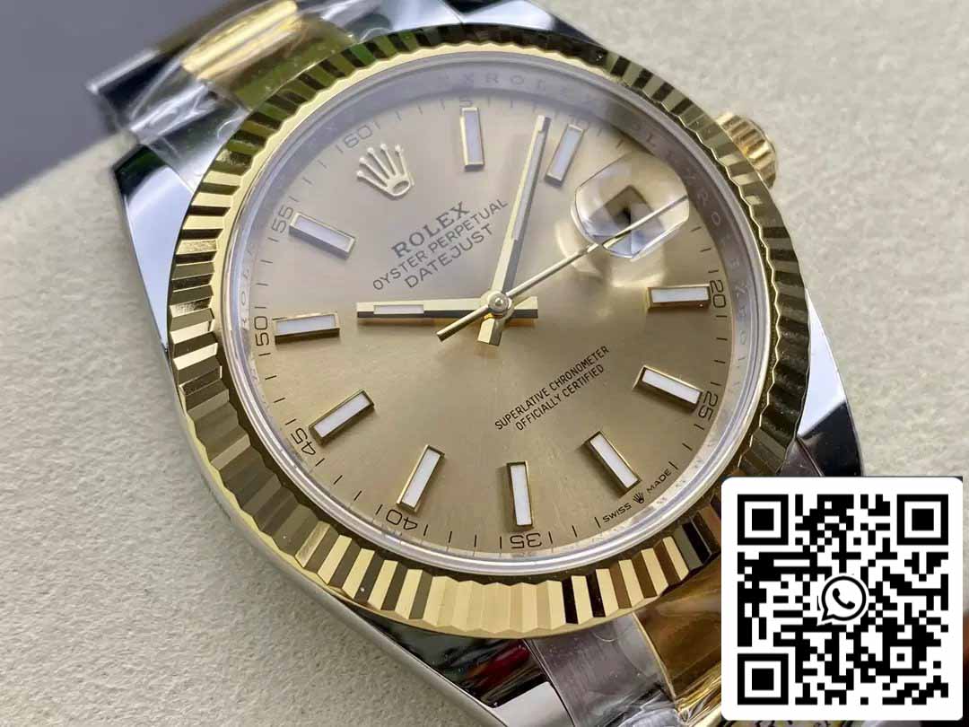 Rolex Datejust m126333-0009 ARF Factory 1:1 Best Edition placcato in oro 18k