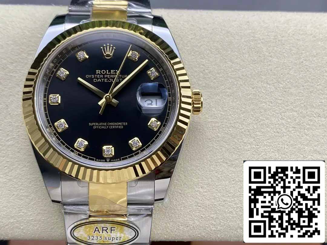 Rolex Datejust m126333-0005 ARF Factory 1:1 Best Edition electrochapado con oro de 18 k