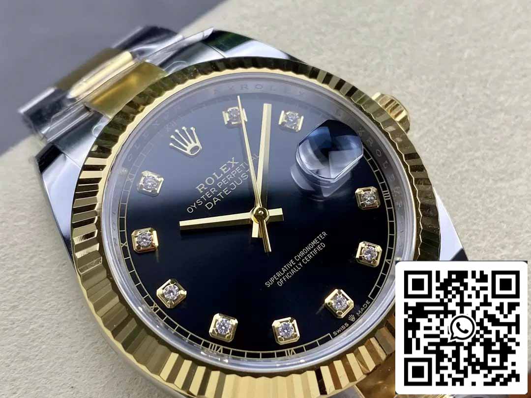 Rolex Datejust m126333-0005 ARF Factory 1:1 Best Edition electrochapado con oro de 18 k