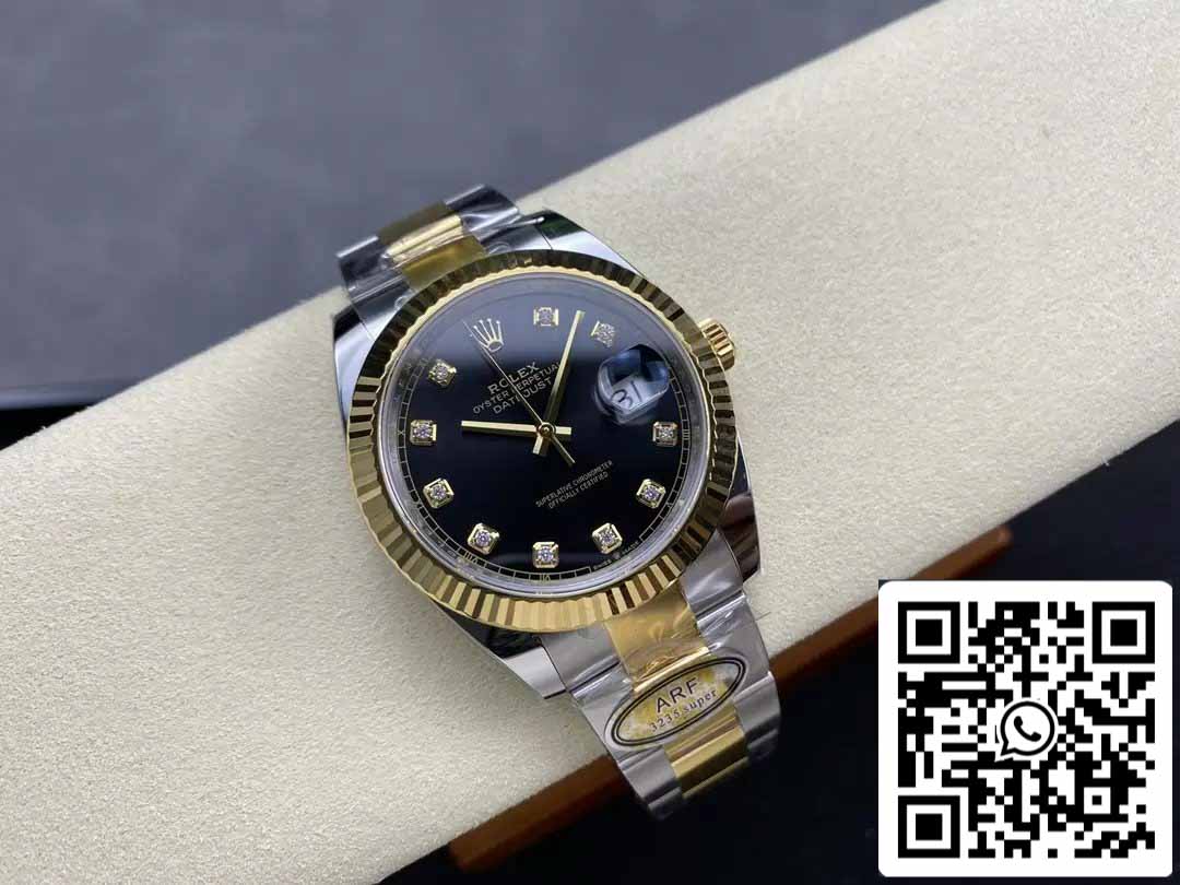 Rolex Datejust m126333-0005 ARF Factory 1:1 Best Edition electrochapado con oro de 18 k