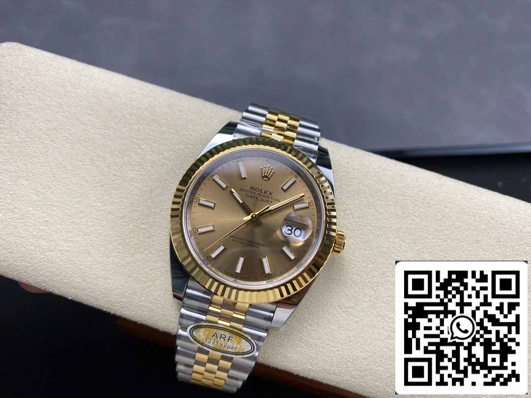 Rolex Datejust m126333-0010 ARF Factory 1:1 Best Edition electrochapado con oro de 18 k