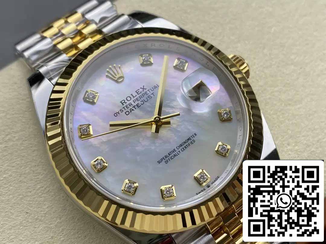 Rolex Datejust m126333-0018 ARF Factory 1:1 Best Edition placcato in oro 18k