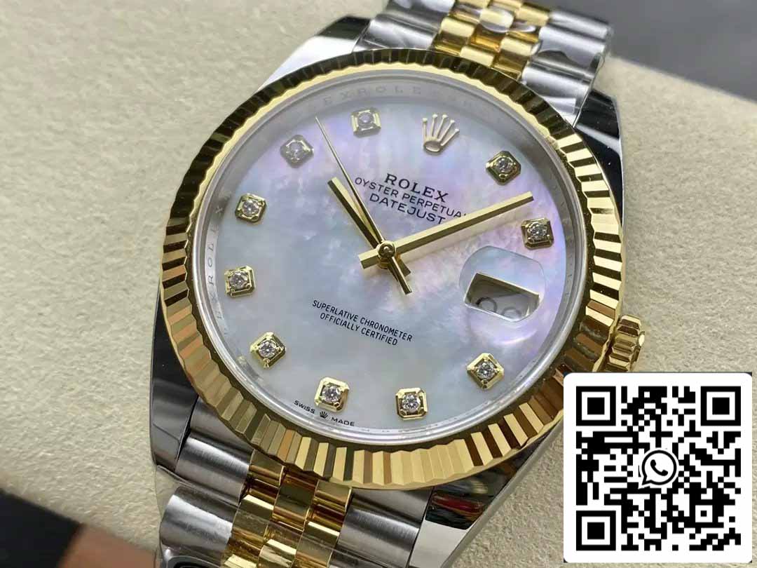 Rolex Datejust m126333-0018 ARF Factory 1:1 Best Edition electrochapado con oro de 18 k