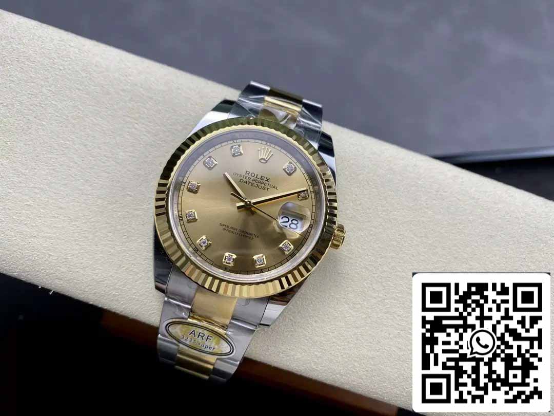 Rolex Datejust m126333-0011 Oyster Strap ARF Factory 1:1 Best Edition electroplated with 18k gold