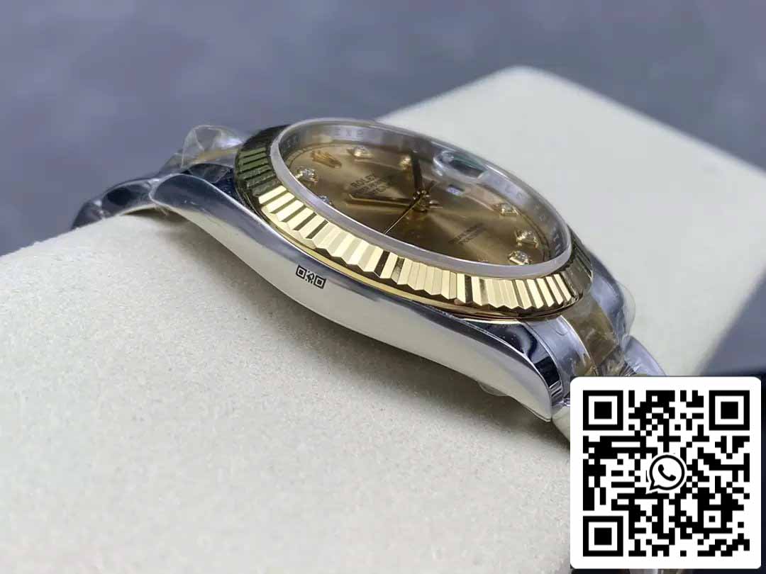 Correa Oyster Rolex Datejust m126333-0011 ARF Factory 1:1 Best Edition galvanizada con oro de 18 quilates