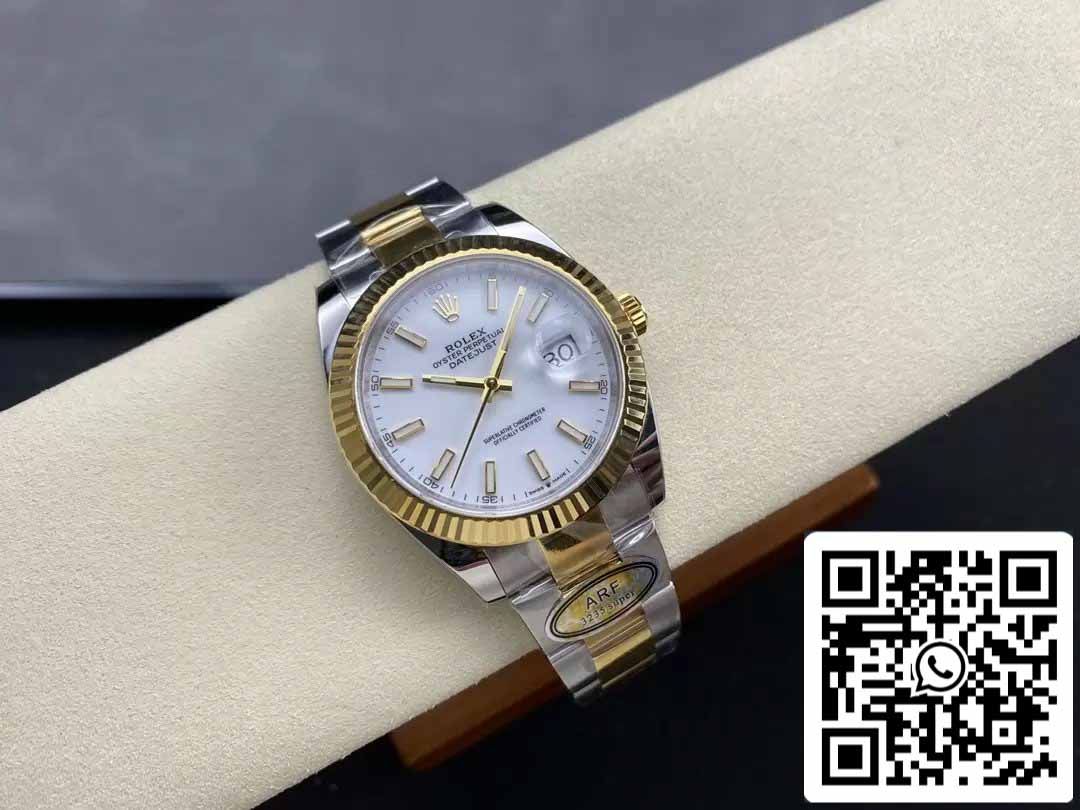 Rolex Datejust m126333-0015 Oyster Strap ARF Factory 1:1 Best Edition placcato in oro 18k