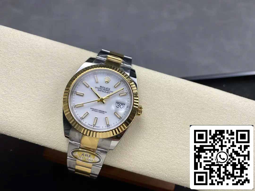 Rolex Datejust m126333-0015 Oyster Strap ARF Factory 1:1 Best Edition placcato in oro 18k