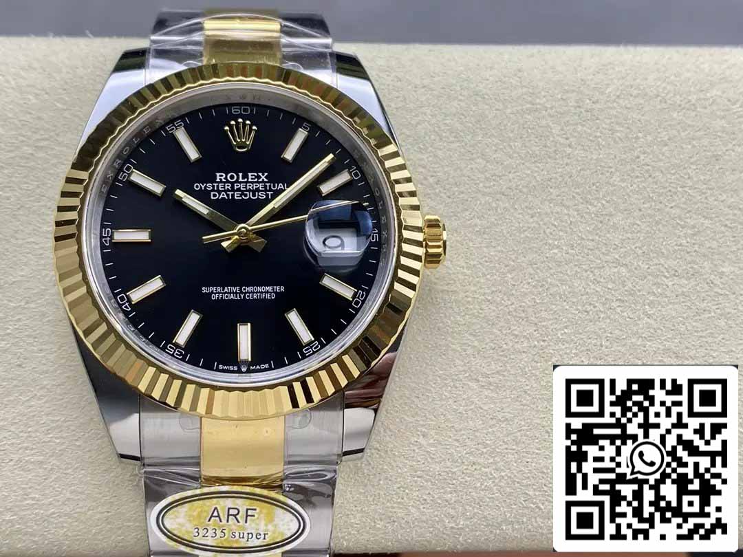 Rolex Datejust m126333-0013 Oyster Strap ARF Factory 1:1 Best Edition placcato in oro 18k