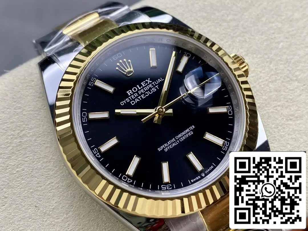 Rolex Datejust m126333-0013 Oyster Strap ARF Factory 1:1 Best Edition electroplated with 18k gold