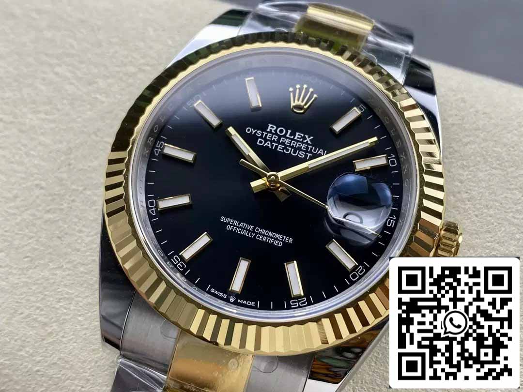 Rolex Datejust m126333-0013 Oyster Strap ARF Factory 1:1 Best Edition placcato in oro 18k