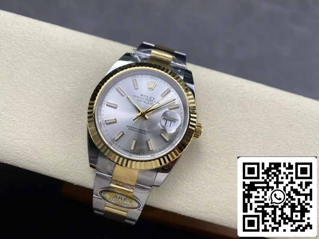 Rolex Datejust m126333-0001 Oyster Strap ARF Factory 1:1 Best Edition placcato in oro 18k