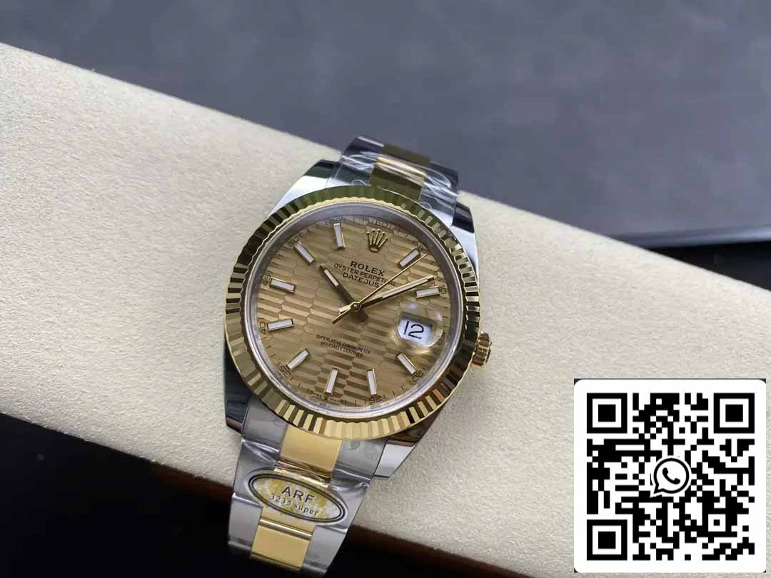 Rolex Datejust m126333-0009 Oyster Strap  ARF Factory 1:1 Best Edition electroplated with 18k gold