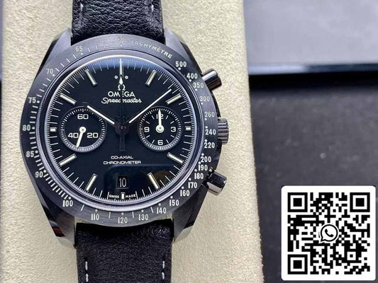 Omega Speedmaster 311.92.44.51.01.007 Moonwatch 1:1 Best Edition N1 Factory Correa de cuero negra