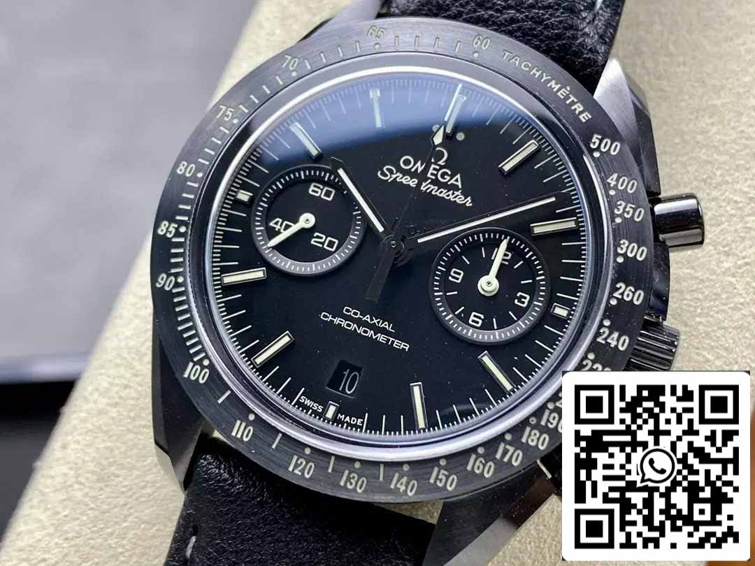 Omega Speedmaster 311.92.44.51.01.007 Moonwatch 1:1 Best Edition N1 Factory Correa de cuero negra