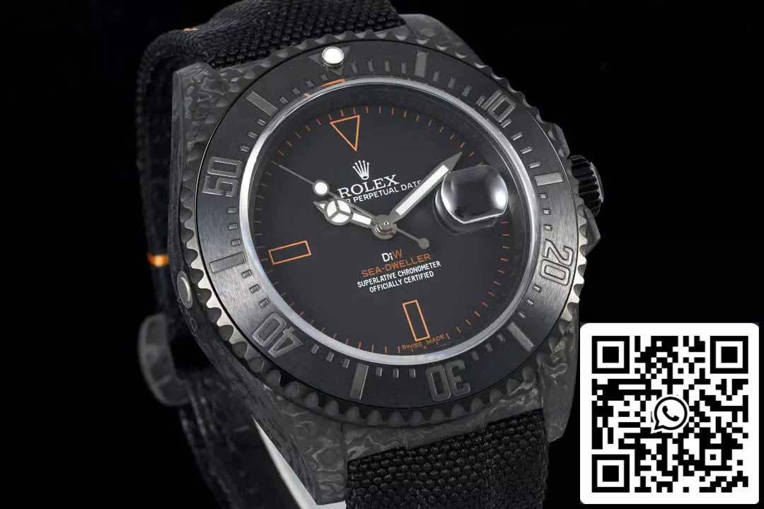 Rolex Deepsea Sea-Dweller M126600 1:1 Best Edition Diw Factory V2 cinturino in pelle di aggiornamento