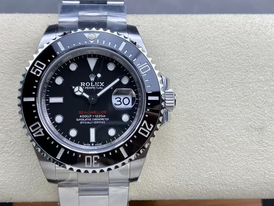 Rolex Sea-Dweller M126600-0002 1:1 Mejor edición vs. esfera negra de fábrica