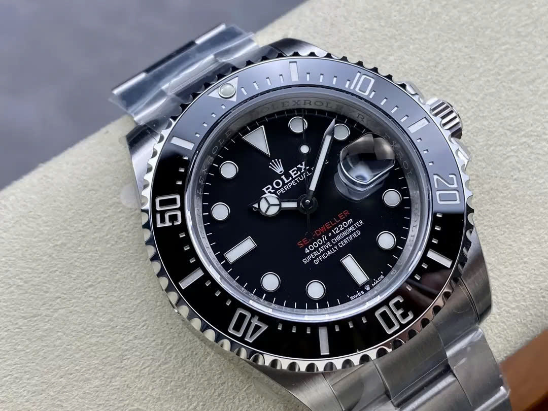 Rolex Sea-Dweller M126600-0002 1:1 Mejor edición vs. esfera negra de fábrica