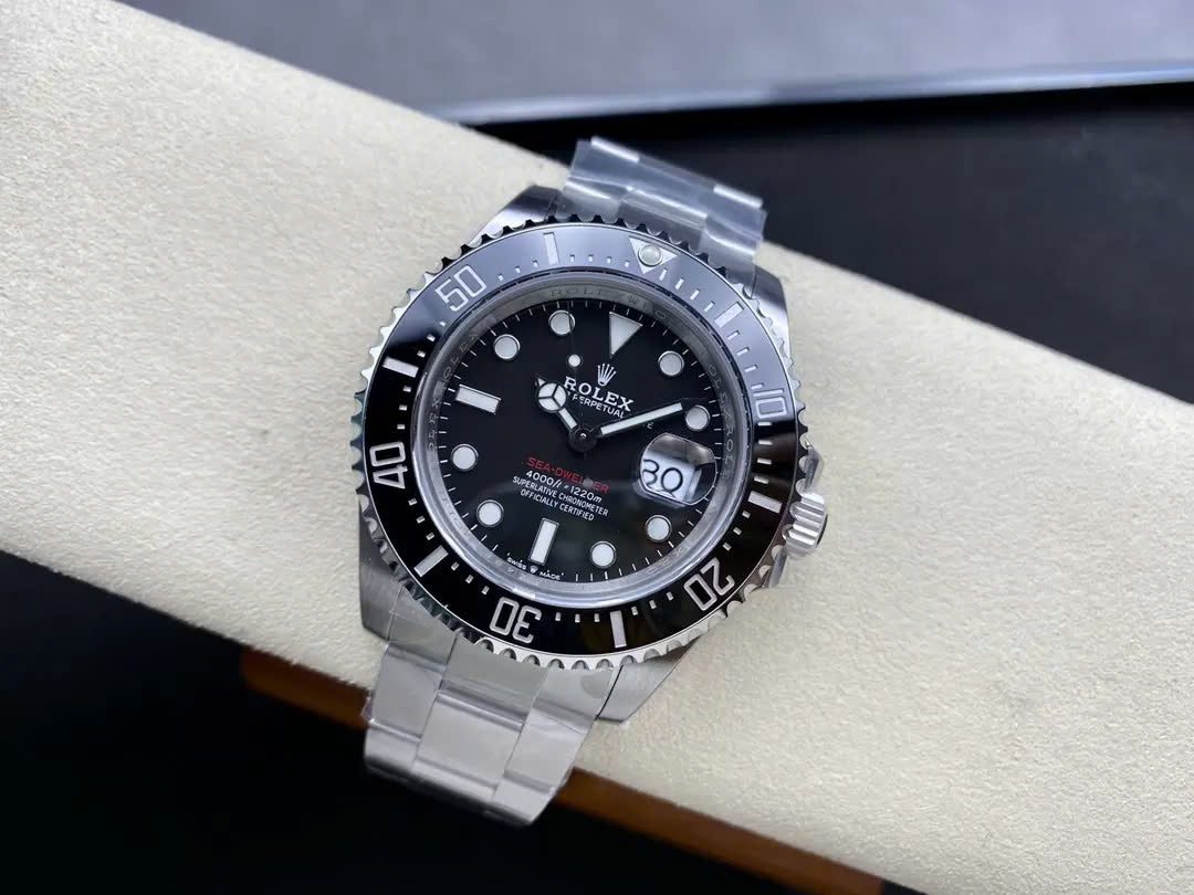 Rolex Sea-Dweller M126600-0002 1:1 Mejor edición vs. esfera negra de fábrica