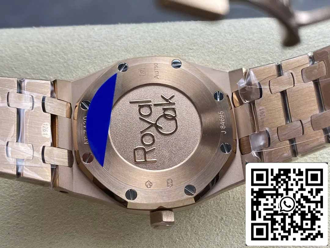 Audemars Piguet 67651 Quarzo 33mm 1:1 Best Edition ZF Factory Quadrante Blu Oro Rosa