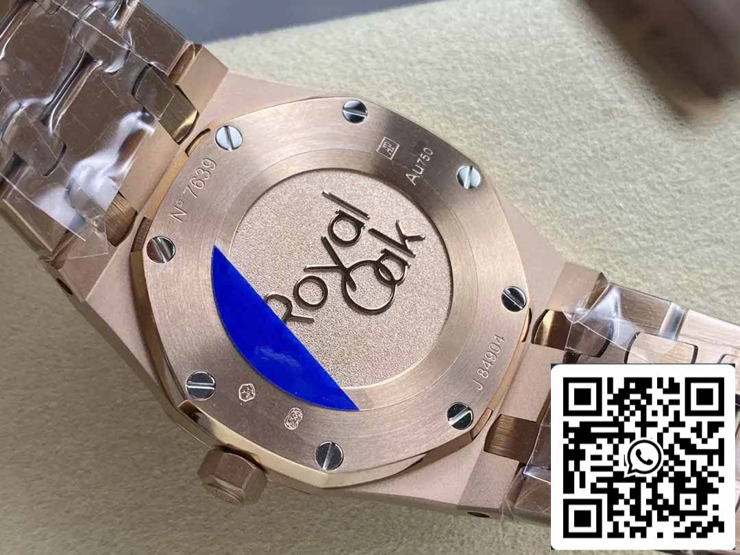 Audemars Piguet 67651 Quartz 33mm 1:1 Best Edition ZF Factory White Dial Rose Gold Diamond