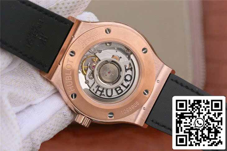 Hublot Classic Fusion 542.OX.2611.LR 1:1 Best Edition JJ Factory Esfera blanca Oro rosa