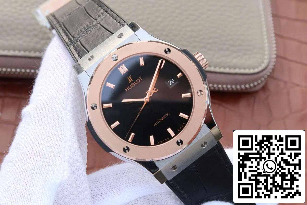 Hublot Classic Fusion 542.NO.1181.LR 1:1 Mejor edición JJ Factory Esfera negra